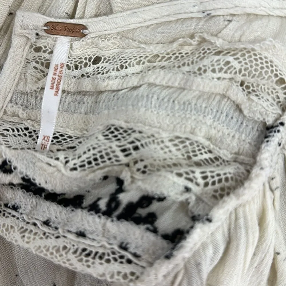 Free People gauzy woven